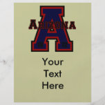 Azul da arizona "A" Panfleto Personalizados