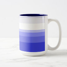 Azul do inverno caneca