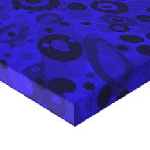 Azul Groovy Impressão Em Tela Canvas