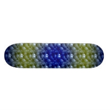 Azul - o conselho amarelo do cobra skateboard