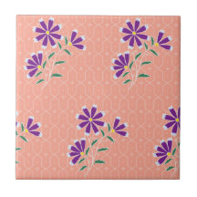 Azulejo floral do Batik de Tula
