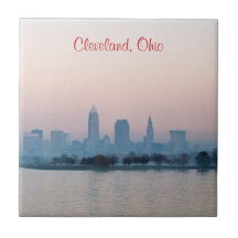 Azulejo pequeno de Cleveland da noite