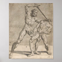 Bacalhau. I.6.2.5 Fechtbuch, 16. Jh. 2. und 3. V. Posters
