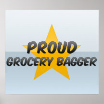 Bagger orgulhoso do mantimento impressão