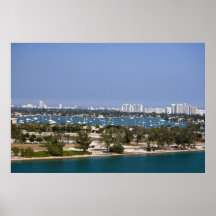 Baía de Biscayne Miami Florida Posteres