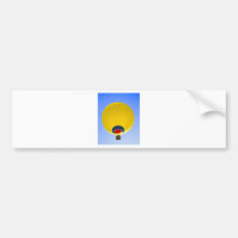 Balão amarelo adesivos