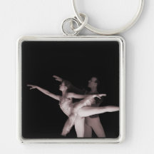 Balé - dança Partners 2 - vermelho Chaveiros