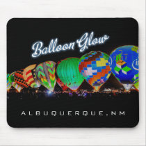 Ballooning do fulgor do balão de ar quente mousepads