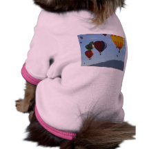 Balões bonitos camisas para cães