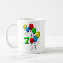balões sete anos caneca