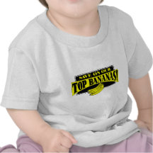 Bananas superiores camiseta
