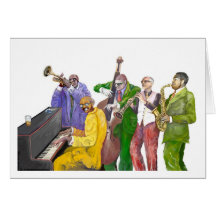 "Banda de jazz " Cartões