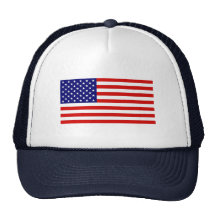 Bandeira americana bonés
