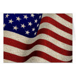 Bandeira americana dos E.U. da bandeira dos Estado Cartão