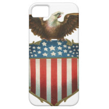 Bandeira americana e águia americana patrióticas d capas iPhone 5