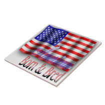 Bandeira americana • Grande • Telha azulejos