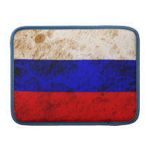 Bandeira áspera do russo bolsa para MacBook air