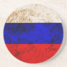 Bandeira áspera do russo porta copos para bebidas