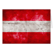 Bandeira austríaca cartão