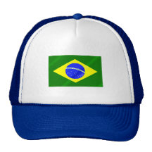 Bandeira brasileira de presentes e de camisetas de bonés