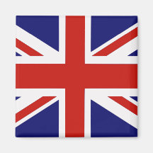 Bandeira britânica imas de geladeira
