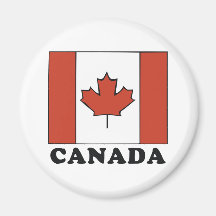Bandeira canadense imãs