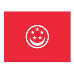 Bandeira civil de Singapore, Singapore Cartao Postal