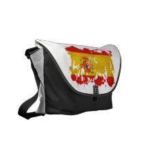 Bandeira da espanha bolsas mensageiro