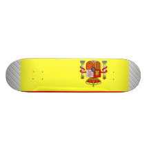 Bandeira da espanha skate