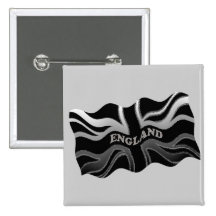Bandeira da onda de Inglaterra Pins