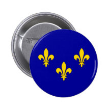 Bandeira da região do Ile de France Boton