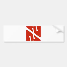 bandeira da seta da caverna adesivo