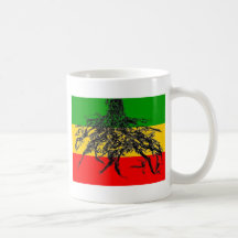 Bandeira das raizes caneca