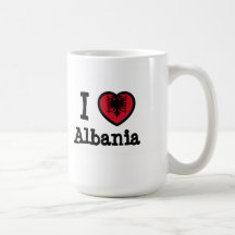 Bandeira de Albânia Canecas