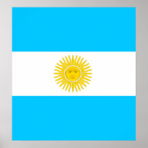 Bandeira de alta qualidade de Argentina Posteres