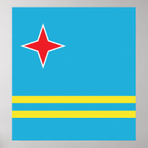 Bandeira de alta qualidade de Aruba Impressão