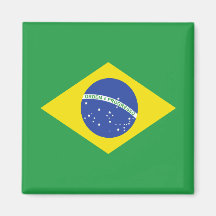 Bandeira de alta qualidade de Brasil Imãs