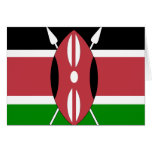Bandeira de alta qualidade de Kenya Cartões