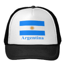 Bandeira de Argentina com nome Bonés