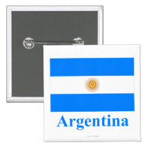 Bandeira de Argentina com nome Boton