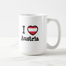 Bandeira de Áustria Canecas