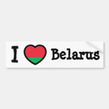 Bandeira de Belarus Adesivos