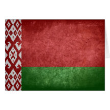 Bandeira de Belarus Cartões