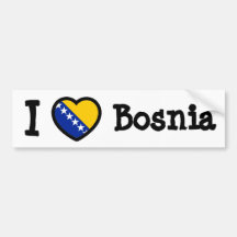 Bandeira de Bósnia Adesivos