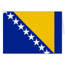 Bandeira de Bósnia Cartoes