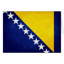Bandeira de Bósnia Cartões