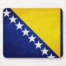 Bandeira de Bósnia Mousepad