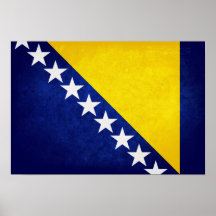 Bandeira de Bósnia Posteres
