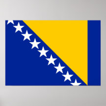 Bandeira de Bósnia Posteres