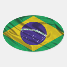 Bandeira de Brasil Adesivos